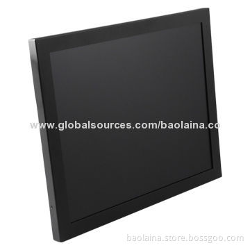 Metal 19-inch Case for CCTV LCD Monitor, 4:3 with VGA Input, BNC x 2 Input and BNC x 1 Output